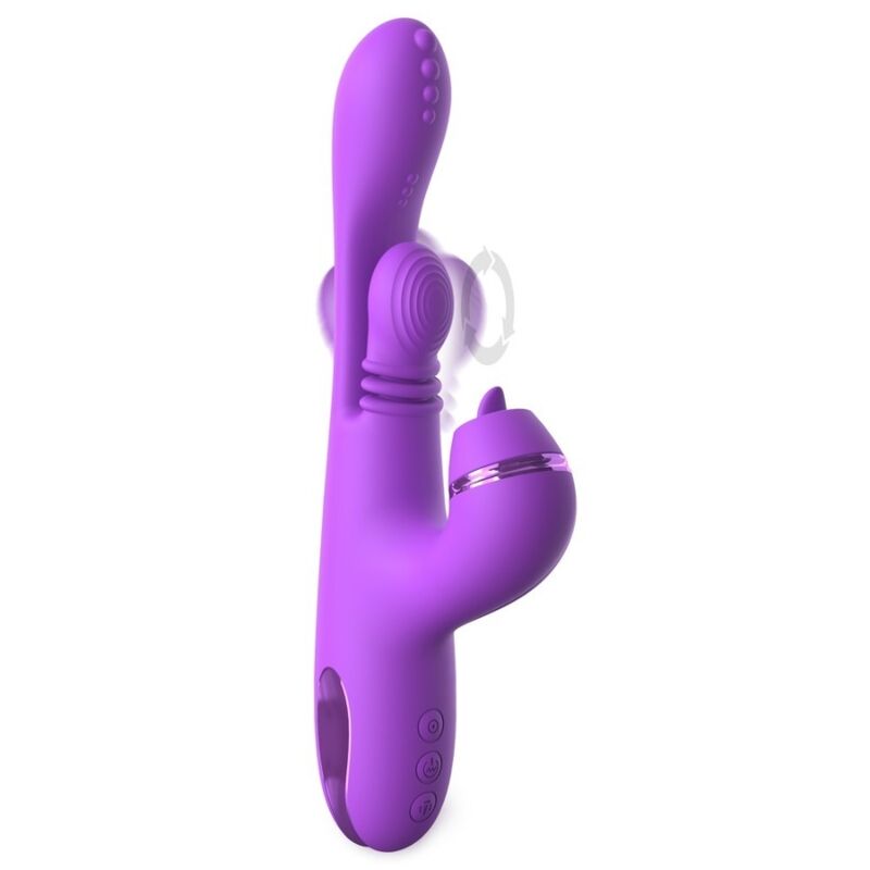 FANTASY FOR HER - INTIMOTION PULSE PRO VIBE RABBIT VIBRATOR PURPLE