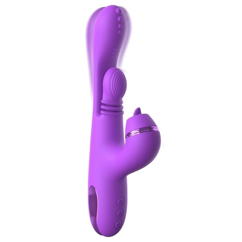 FANTASY FOR HER - INTIMOTION PULSE PRO VIBE RABBIT VIBRATOR PURPLE