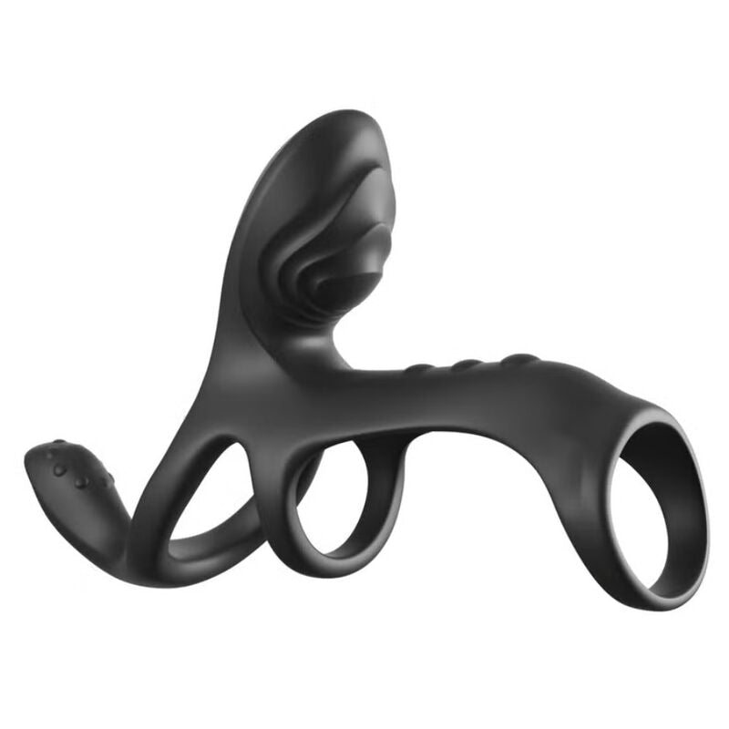 FANTASY C-RINGZ - ULTIMATE COUPLES CAGE MAX VIBRATING COCK RING 19.5 CM