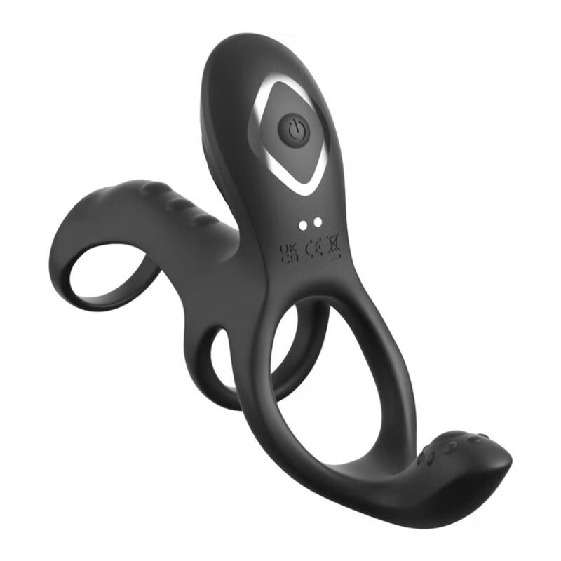 FANTASY C-RINGZ - ULTIMATE COUPLES CAGE MAX VIBRATING COCK RING 19.5 CM