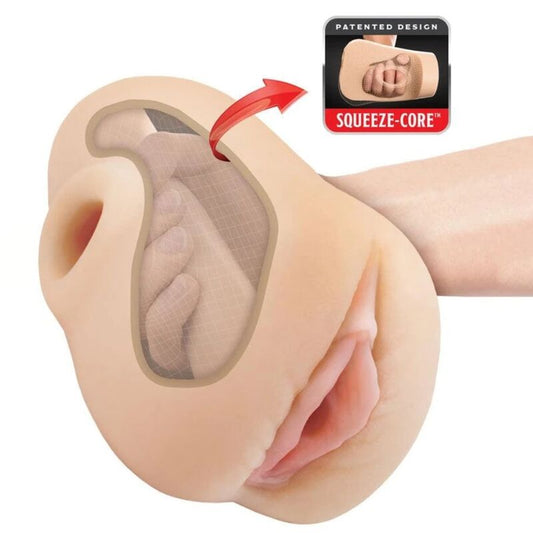 PDX PLUS - REALISTYCZNY PIŁKARZ DO PIŁKI WAGINY I ĆWICZKI 18 CM