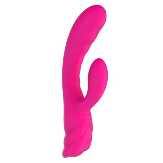 NALONE - PURE X2 WIBRATOR DLA KROLIKA MAGIC STICK ROZOWY