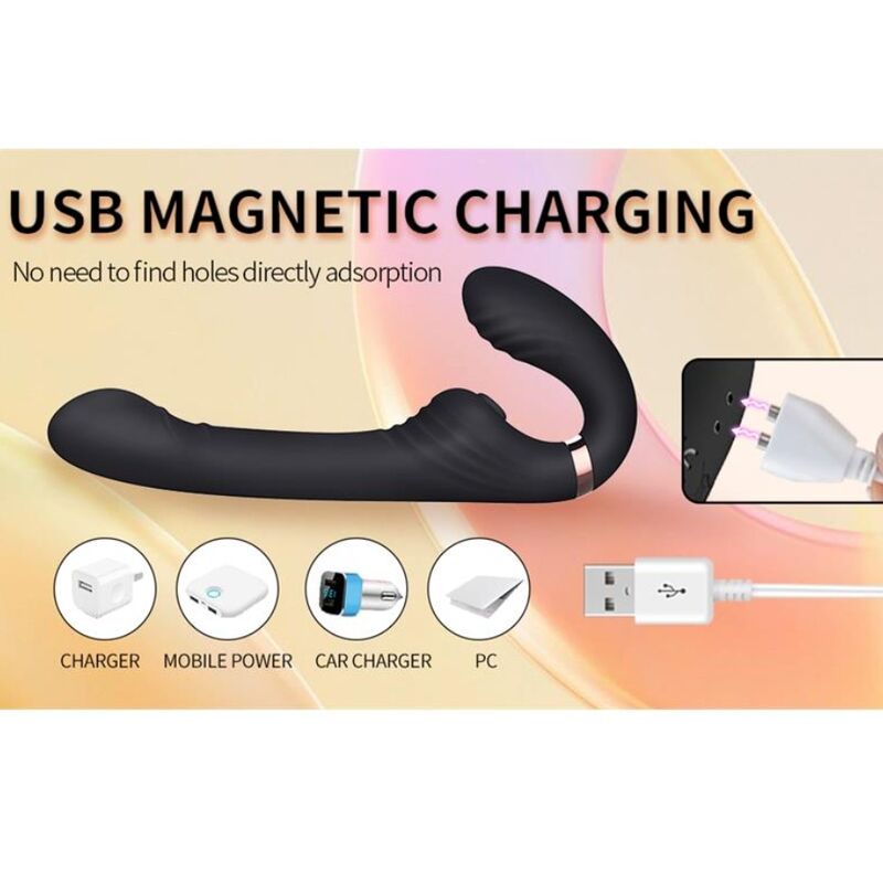 NALONE - ALLOW DUAL VIBE WITH ROTATION AND THRUSTING BLACK