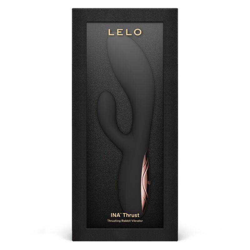 LELO - INA THRUST RABBIT THRUSTING VIBRATOR BLACK