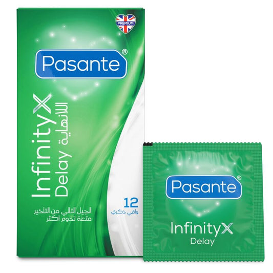 PASANTE - DELAY INFINITY CONDOMS 12 UNITS