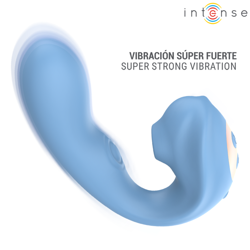 INTENSE - GINA MULTIFUNCTION CLITORAL STIMULATOR BLUE