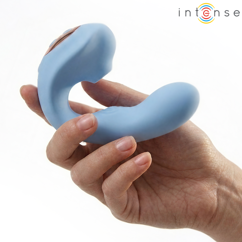 INTENSE - GINA MULTIFUNCTION CLITORAL STIMULATOR BLUE