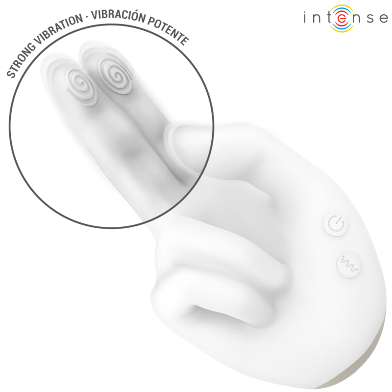 INTENSE - JIMMY HAND-SHAPED MULTIFUNCTION STIMULATOR WITH VIBRATION AND HEAT