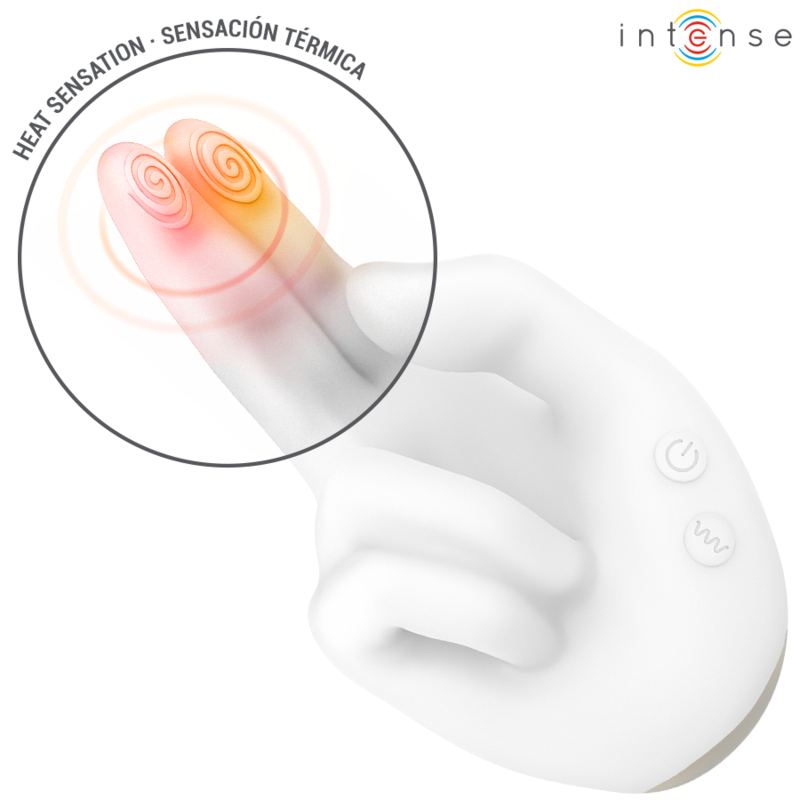 INTENSE - JIMMY HAND-SHAPED MULTIFUNCTION STIMULATOR WITH VIBRATION AND HEAT