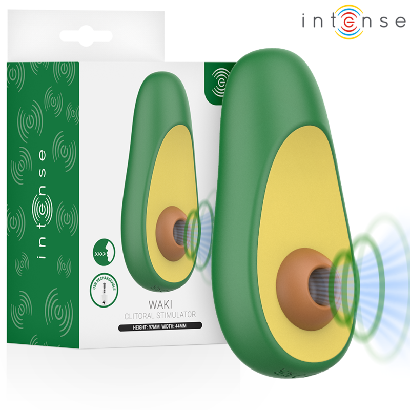 INTENSE - WAKI AVOCADO CLITORAL SUCTION STIMULATOR