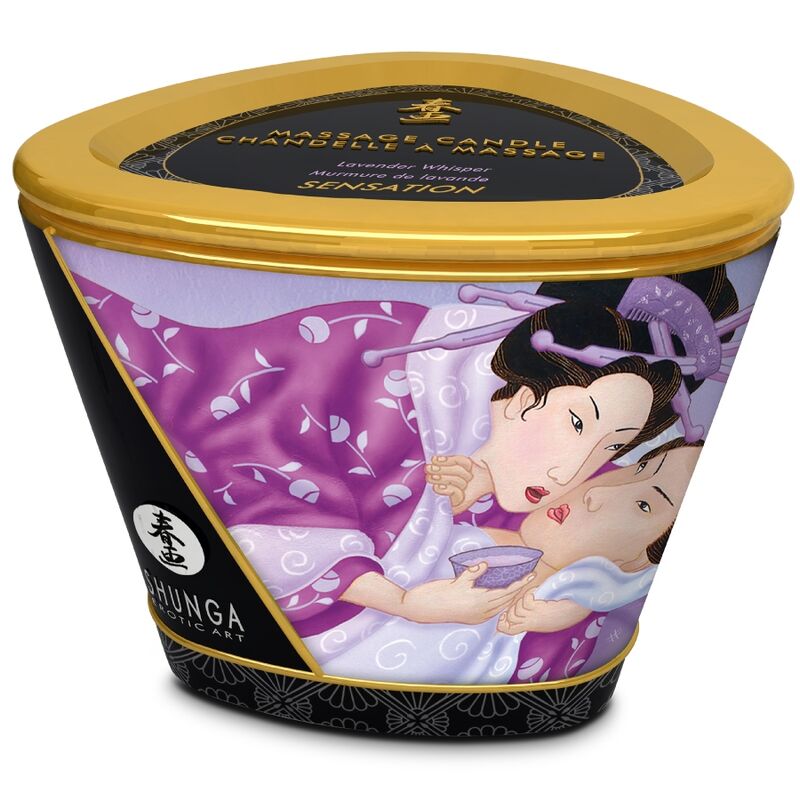 SHUNGA - MASSAGE CANDLE LAVANDER 170 ML