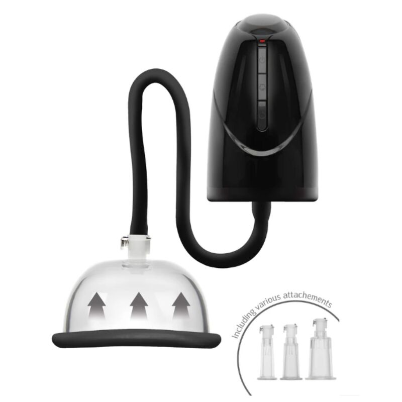 SHE.E.O - AUTOMATIC VACUUM PUMP FOR VAGINA AND CLITORIS BLACK