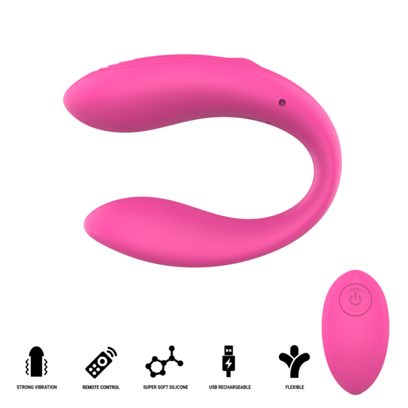 INTENSE - NORA VIBRATING CLAMP STIMULATOR PINK