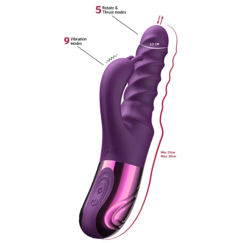 SHE.E.O - PURPLE RABBIT SWIRL VIBRATOR