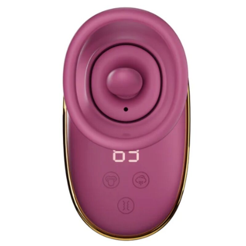 SHE.E.O - AUTOMATIC CLITORAL STIMULATING PUMP WITH LICKING EFFECT (PURPLE)
