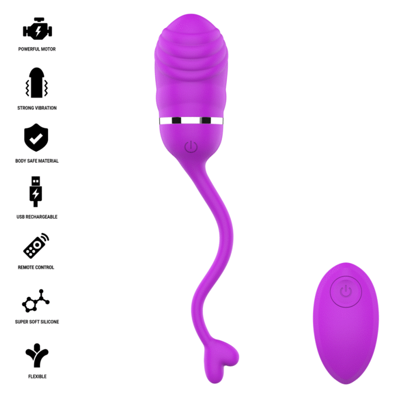 INTENSE - SOOKIE REMOTE CONTROL VIBRATING EGG PURPLE