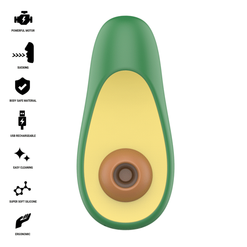 INTENSE - WAKI AVOCADO CLITORAL SUCTION STIMULATOR