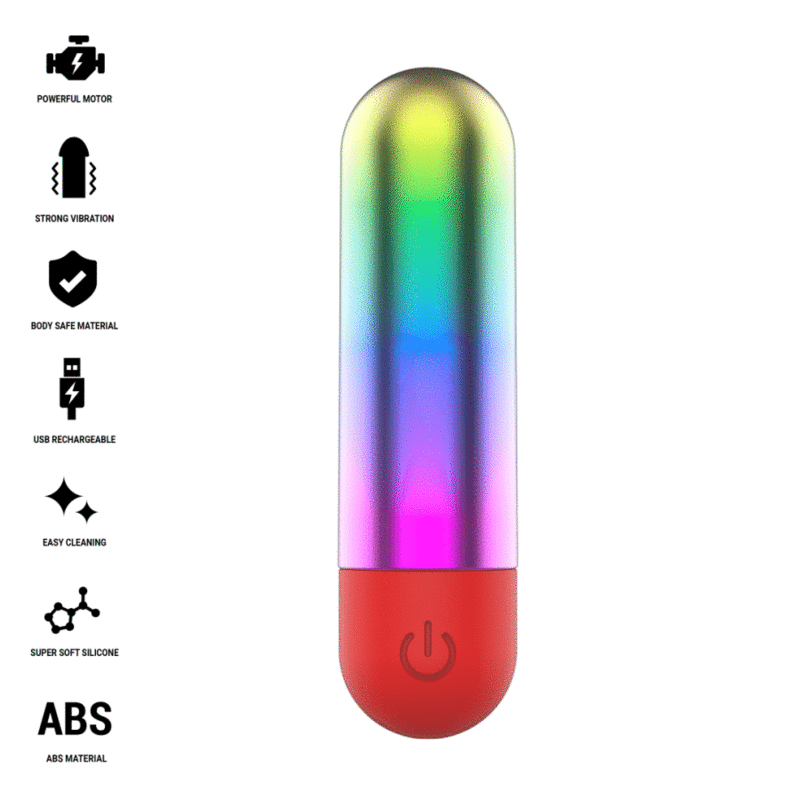 INTENSE - DEBBIE RAINBOW CLITORIS VIBRATING BULLET