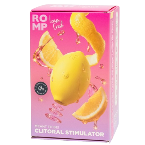 ROMP - LEMON CRUSH PLEASURE AIR CLITORAL STIMULATOR YELLOW