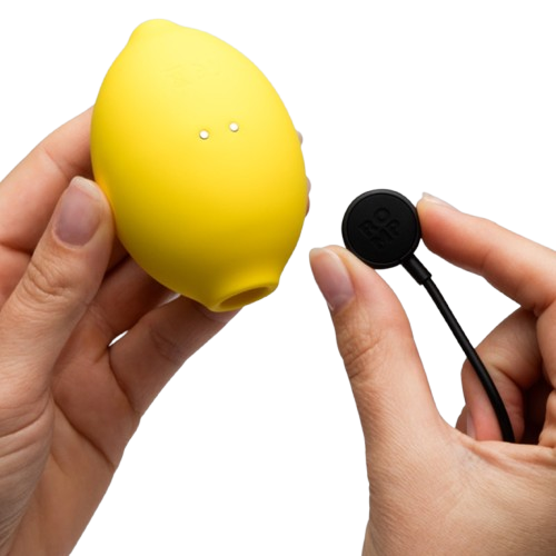 ROMP - LEMON CRUSH PLEASURE AIR CLITORAL STIMULATOR YELLOW