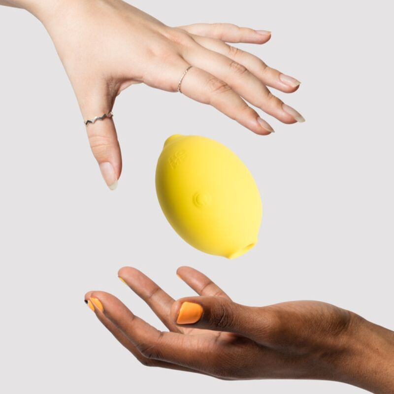 ROMP - LEMON CRUSH PLEASURE AIR CLITORAL STIMULATOR YELLOW