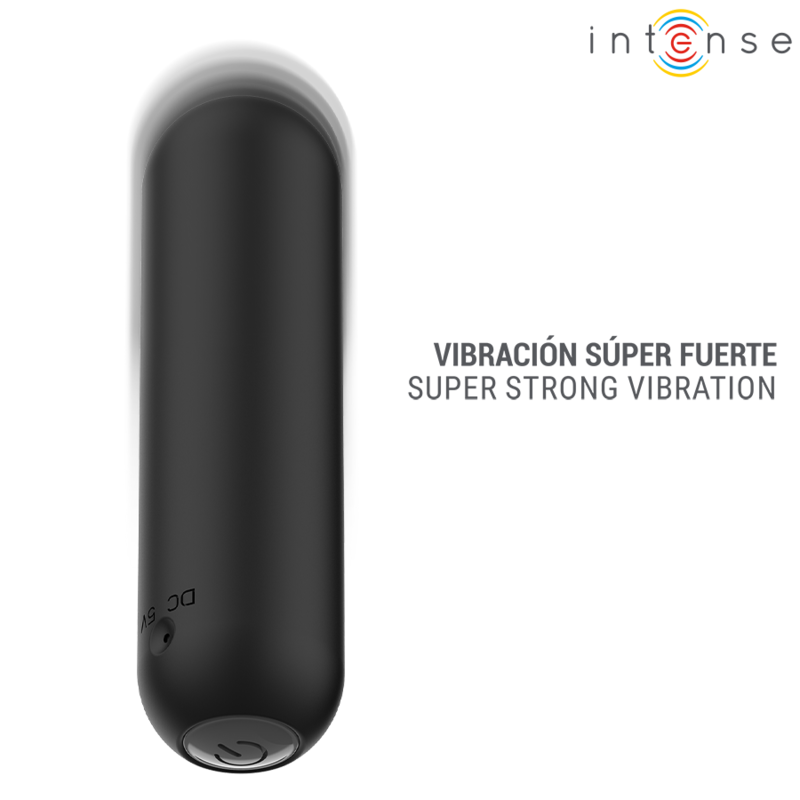 INTENSE - JUDY RECHARGEABLE VIBRATING BULLET WITH REMOTE CONTROL BLACK