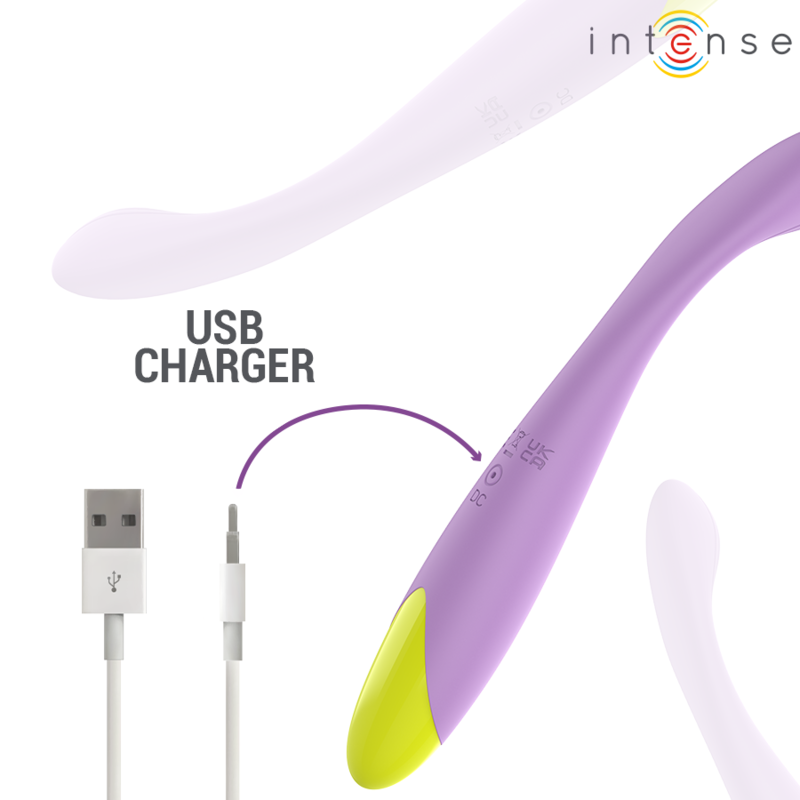 INTENSE - LUCCA FLEXIBLE USB RECHARGEABLE G-POINT STIMULATOR