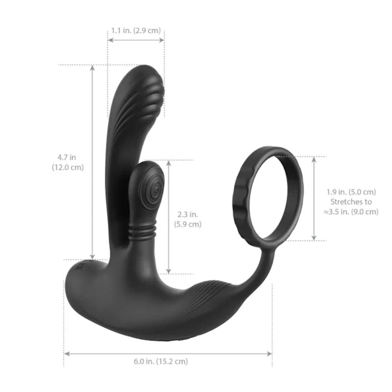 ANAL FANTASY ELITE - ASS-GASM INTIMOTION RECHARGEABLE ANAL & PERINEAL STIMULATOR