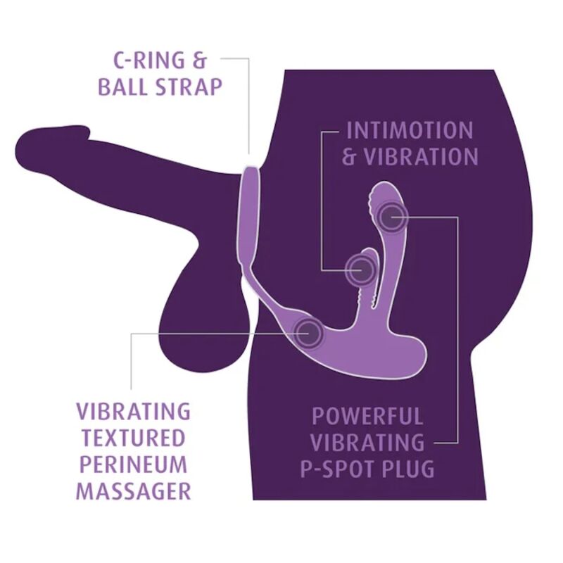 ANAL FANTASY ELITE - ASS-GASM INTIMOTION RECHARGEABLE ANAL & PERINEAL STIMULATOR