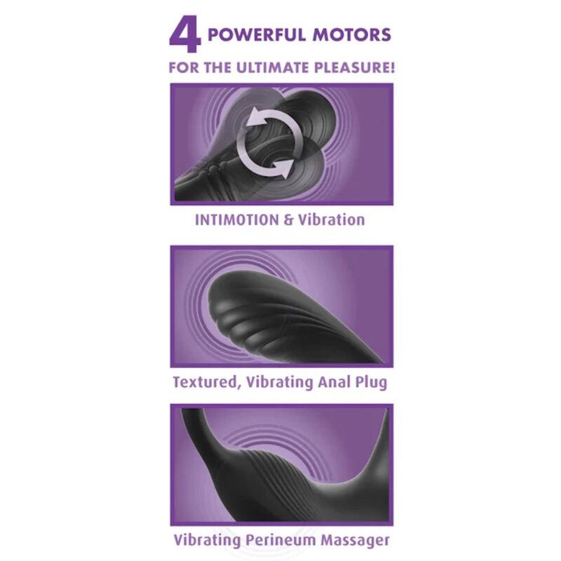 ANAL FANTASY ELITE - ASS-GASM INTIMOTION RECHARGEABLE ANAL & PERINEAL STIMULATOR