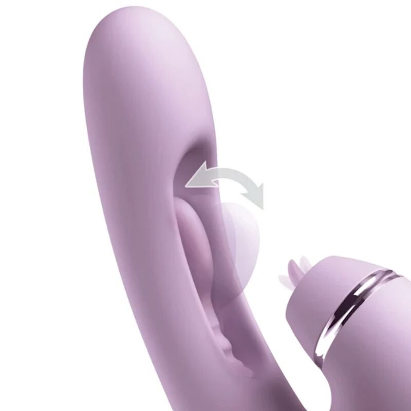 FANTASY FOR HER - G-TOUCH PULSE PRO PURPLE G-SPOT & CLITORAL RABBIT VIBRATOR