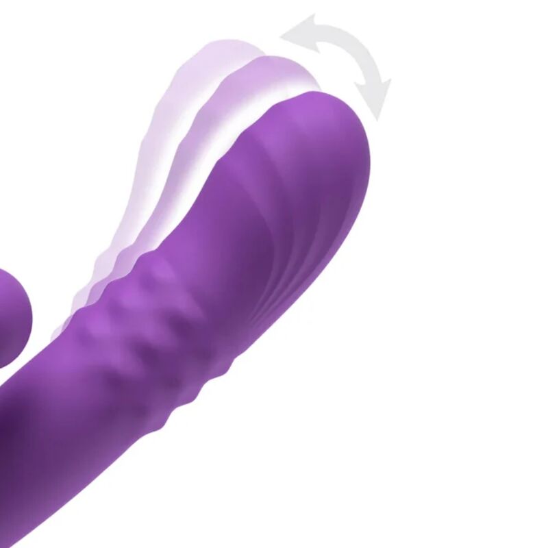 FANTASY FOR HER - HARMONI PRO PURPLE G-SPOT & CLITORAL RABBIT VIBRATOR