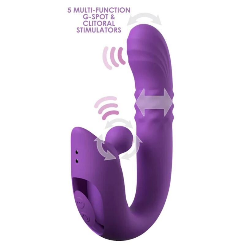 FANTASY FOR HER - HARMONI PRO PURPLE G-SPOT & CLITORAL RABBIT VIBRATOR