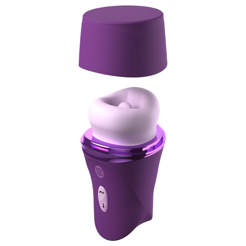 FANTASY FOR HER - LUSH KISS PLUSH PURPLE SUCTION & LICKING CLITORAL STIMULATOR