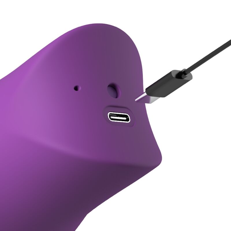 FANTASY FOR HER - LUSH KISS PLUSH PURPLE SUCTION & LICKING CLITORAL STIMULATOR