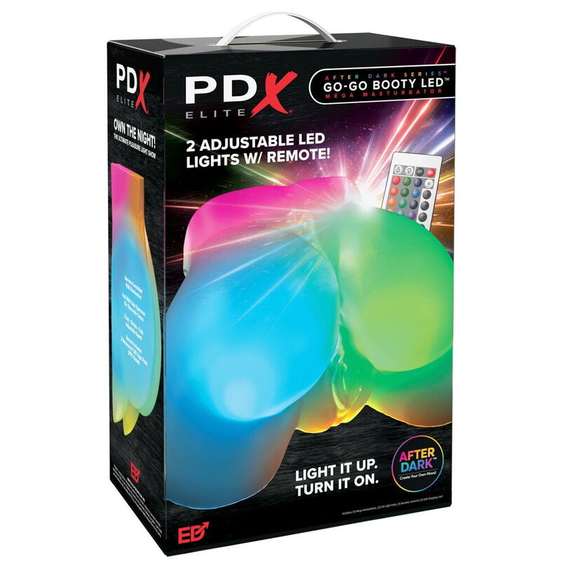 PDX ELITE - GO-GO BOOTY LED MEGA ILLUMINATED MALE MASTURBATOR