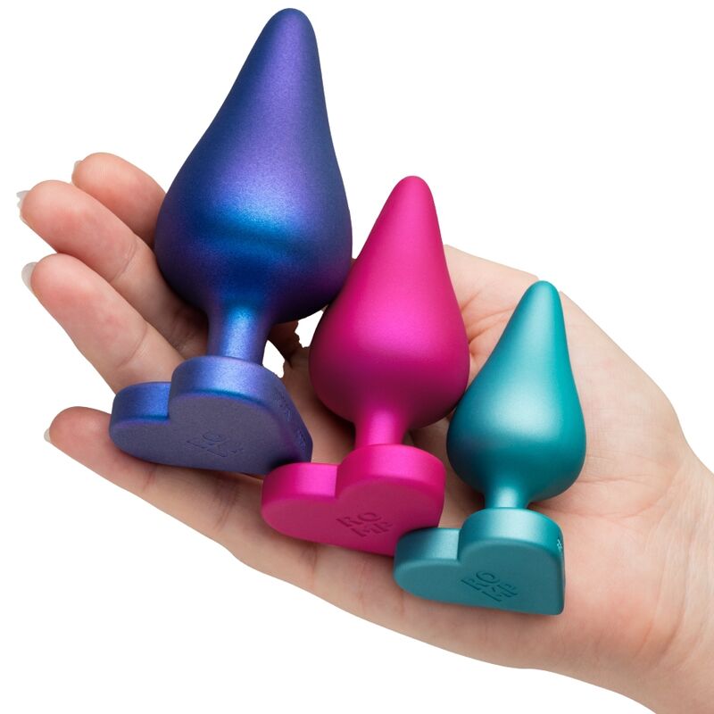 ROMP - LUSTER ANAL TRAINING KIT S/M/L WITH HEART-SHAPED BASE