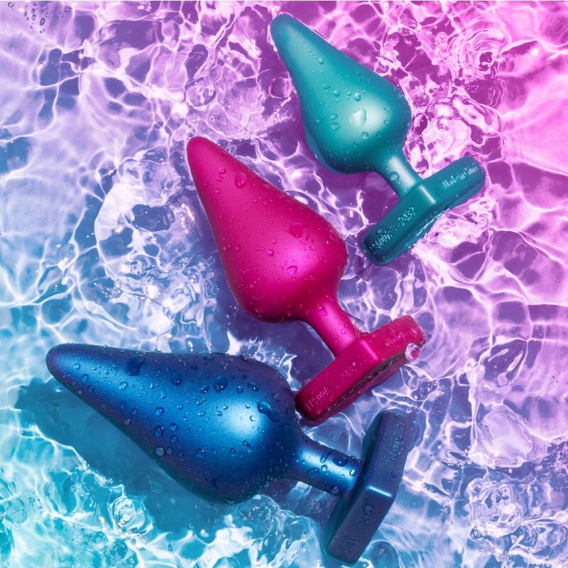 ROMP - LUSTER ANAL TRAINING KIT S/M/L WITH HEART-SHAPED BASE