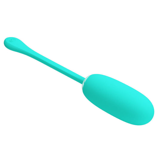 PRETTY LOVE - JULIUS WODOODPORNE AKUMULATOROWE JAJKO WIBRACYJNE AQUA GREEN