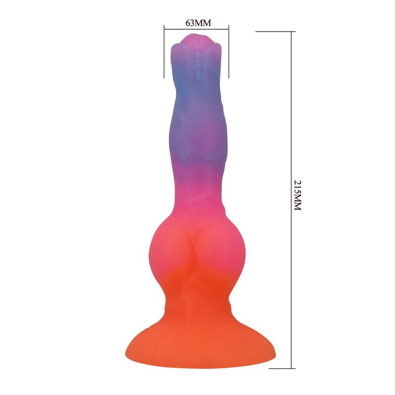 POWER MONSTERS - HERCULES FANTASY SILICONE DILDO 21.5 CM Ø 5 CM