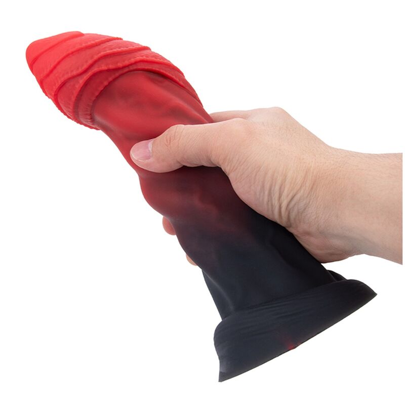 POWER MONSTERS - INFERNAL GOLIATH BICOLOR FANTASY SILICONE DILDO 25 CM Ø 6 CM