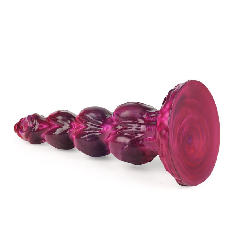POWER MONSTERS - PRIMAL BEASTLORD PINK TRANSLUCENT FANTASY SILICONE DILDO 26 CM Ø 5 CM