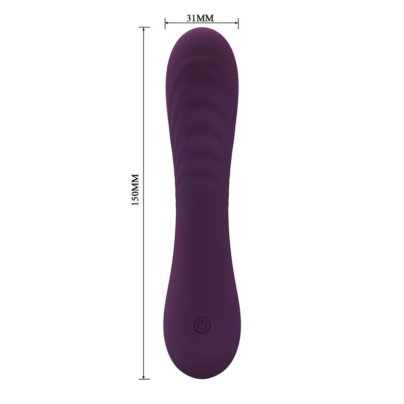 PRETTY LOVE - ALEXISROSE RECHARGEABLE VIBRATOR 10 FUNCTIONS PURPLE