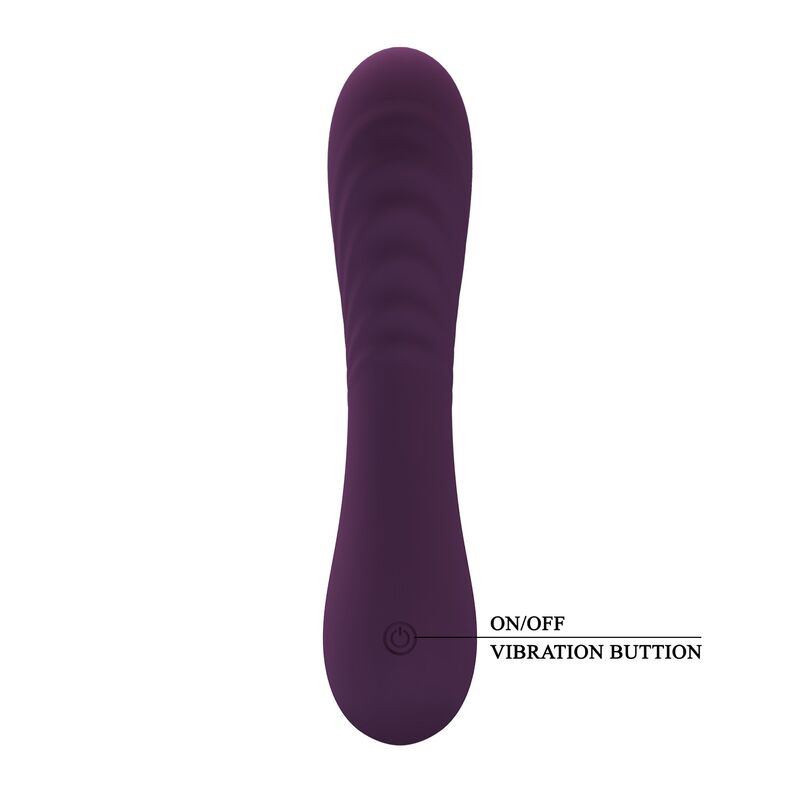 PRETTY LOVE - ALEXISROSE RECHARGEABLE VIBRATOR 10 FUNCTIONS PURPLE