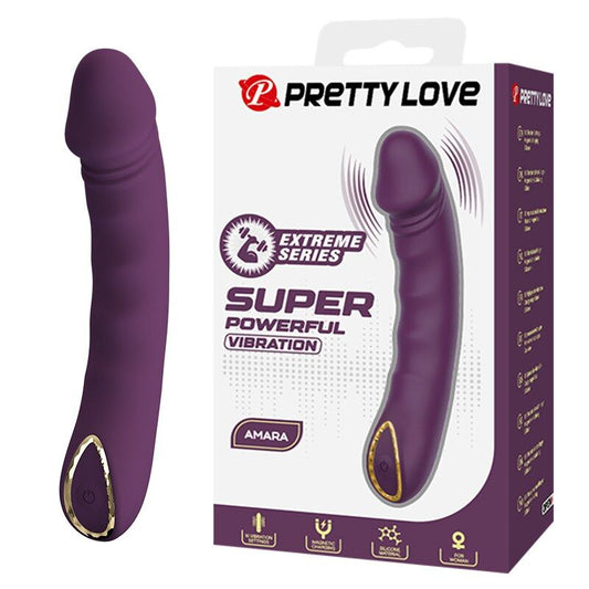 PRETTY LOVE - AMARA VIBRADOR RECARREGÁVEL 10 FUNÇÕES ROXO
