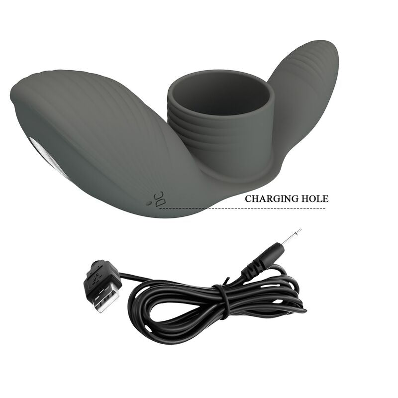 PRETTY LOVE - WIEDERAUFLADBARER VIBRATIONSRING MIT DOPPELTER STIMULATION