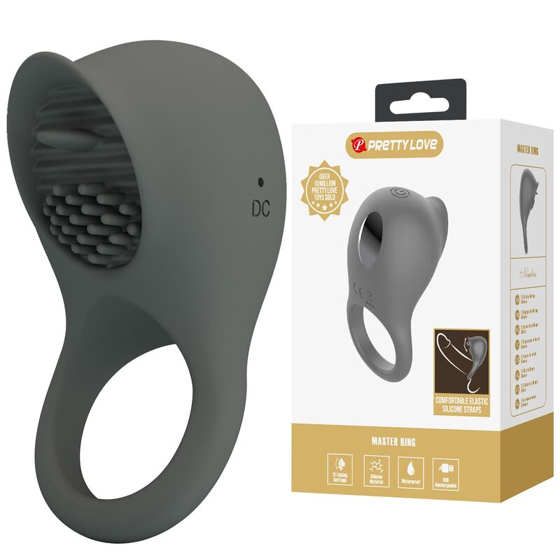 PRETTY LOVE - WIEDERAUFLADBARER VIBRATIONSRING MIT ORALER STIMULATION
