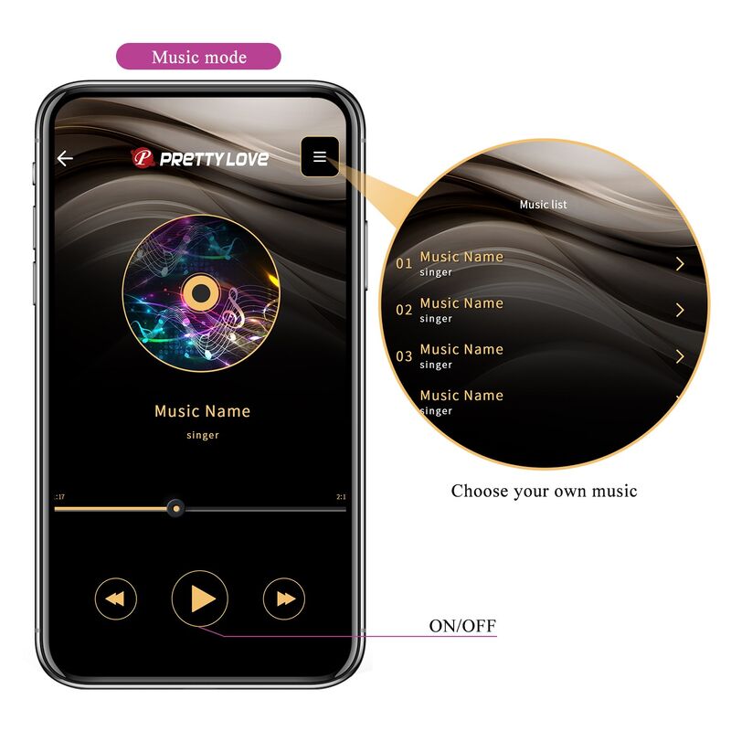 PRETTY LOVE – PULSIERENDES VIBRATIONS-EI MIT APP-STEUERUNG, 12 FUNKTIONEN, USB-AUFLADBAR, PINK