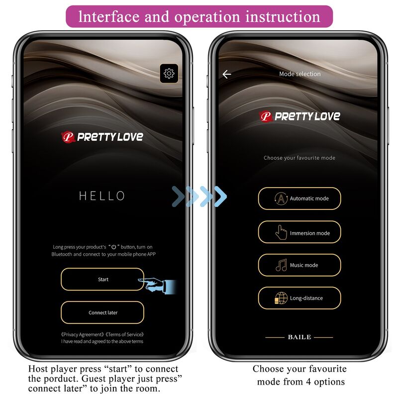 PRETTY LOVE – PULSIERENDES VIBRATIONS-EI MIT APP-STEUERUNG, 12 FUNKTIONEN, USB-AUFLADBAR, PINK