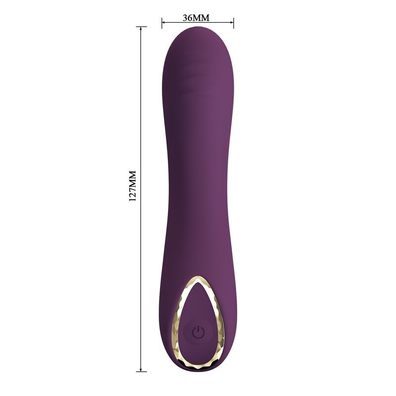 PRETTY LOVE - LLOYDE RECHARGEABLE VIBRATOR 10 FUNCTIONS PURPLE